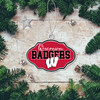 Wisconsin Badgers Christmas Frame Ornament