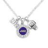 James Madison Dukes Necklace- Basketball, Love and Logo