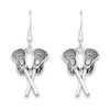 Sports Jewelry- Crystal Lacrosse Earrings