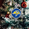 South Dakota State Jackrabbits Christmas Ornament- Snowflake