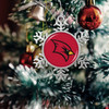 Saginaw Valley State Cardinals Christmas Ornament- Snowflake