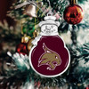 Texas State Bobcats Christmas Ornament- Snowman