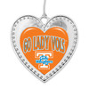 Tennessee Lady Vols Christmas Heart Ornament