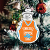 Tennessee Lady Vols Christmas Ornament- Snowman with Basketball Jersey