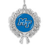 Middle Tennessee State Christmas Ornament- Wreath with Team Logo