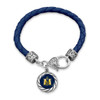 Murray State Racers Bracelet- Harvey Leather Twisted Rope