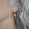 Alabama University Lydia Gold Earrings