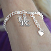 Kentucky Wildcats Lydia Silver Bracelet