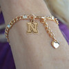 Nebraska Huskers Lydia Gold Bracelet