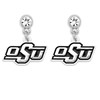 Oklahoma State Cowboys Lydia Silver Earrings