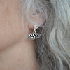Oklahoma State Cowboys Lydia Silver Earrings