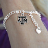 Texas A&M Aggies Lydia Silver Bracelet