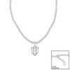 Indiana Hoosiers Lydia Silver Necklace