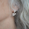 South Florida Bulls Lydia Silver Earrings