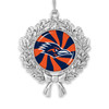 Texas San Antonio Road Runners Christmas Ornament- Peppermint Wreath with Team Logo