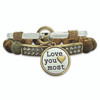 Valentines Natural Insticts Love You Most Bracelet Stack