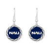 Northern Arizona Lumberjacks Twisted Rope Earrings