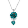 Coastal Carolina Chanticleers Car Charm- Rear View Mirror Heart Charm and Spirit Slogan