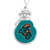 Coastal Carolina Chanticleers Christmas Ornament- Snowman