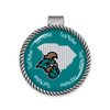 Coastal Carolina Chanticleers Visor Clip- Striped State Background