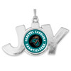 Coastal Carolina Chanticleers Christmas Ornament- Joy with Circle Team Logo