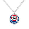 Route 66 Stacked Disk Necklace