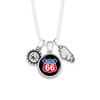 Route 66 Home Sweet School Necklace - Illinois