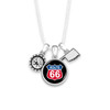 Route 66 Home Sweet School Necklace - Oklahoma