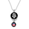 Route 66 Rearview Mirror Slogan Charm