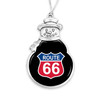 Route 66 Snowman Ornament
