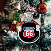 Route 66 Santa Claus Ornament