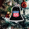 Route 66 Bell with Stars Ornament