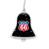 Route 66 Bell with Stars Ornament