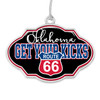 Route 66 Frame Ornament - Oklahoma