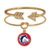 Colorado State Pueblo Thunderwolves - Knot Stack Bracelets