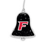 Fairfield Stags Christmas Ornament- Bell with Team Logo and Stars