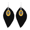 Fort Hays State Tigers Earrings- Boho Secondary Color