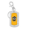 Fort Hays State Tigers Key Chain- Crystal Dogtag
