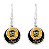 Fort Hays State Tigers Earrings-  Stacked Disk
