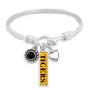 Fort Hays State Tigers Bracelet- Triple Charm