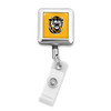 Fort Hays State Tigers Badge Reel Alligator Clip- Square