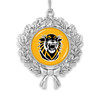 Fort Hays State Tigers Christmas Ornament- Wreath with Team Logo