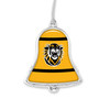 Fort Hays State Tigers Christmas Ornament- Bell with Team Logo Stripes