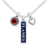 Liberty Flames Necklace- Triple Charm