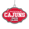 Louisiana Lafayette Ragin' Cajuns Christmas Frame Ornament