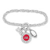 Louisiana Lafayette Ragin' Cajuns Toggle Bracelet- Football, Love and Logo