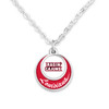 Louisiana Lafayette Ragin' Cajuns Necklace- Stacked Disk