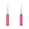 Louisiana Lafayette Ragin' Cajuns Earrings- Nameplate