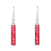 Louisiana Lafayette Ragin' Cajuns Earrings- Triple Charm