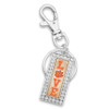 *Choose Your College* Key Chain - Love Drop Rectangle